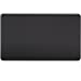 Screwless 2G Blanking Plate Matt Black