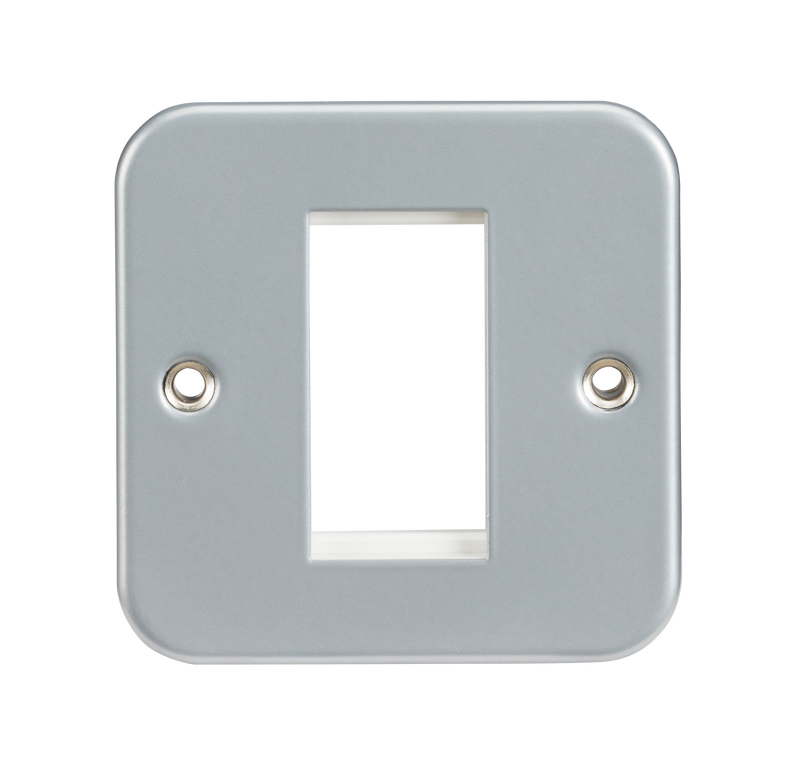 Metal Clad 1G Modular Faceplate
