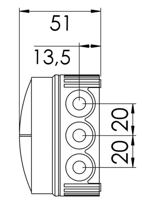 20A Combi Box, Grey