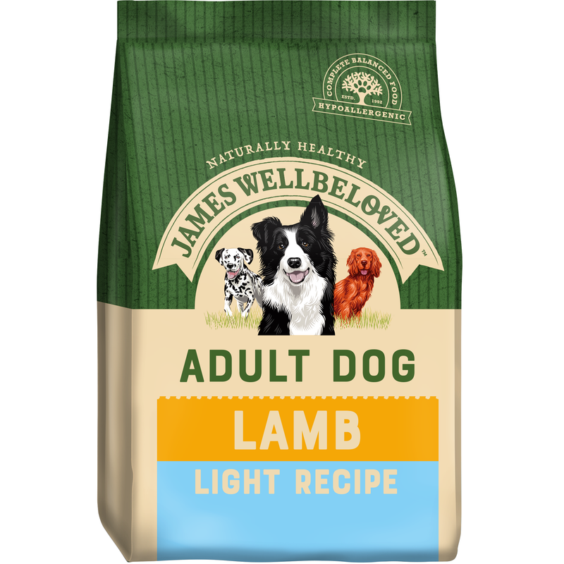 Complete Dry Light Adult Dog Food - Lamb & Rice - 1.5KG