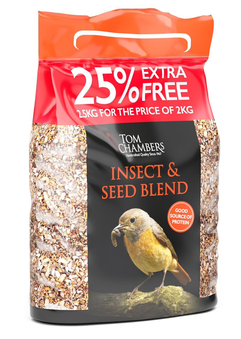 Tom Chambers Insect 'n' Seed Blend - 25% FOC - 2.5kg