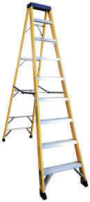 8 Step Plus Tray Fibre Glass Step Ladder