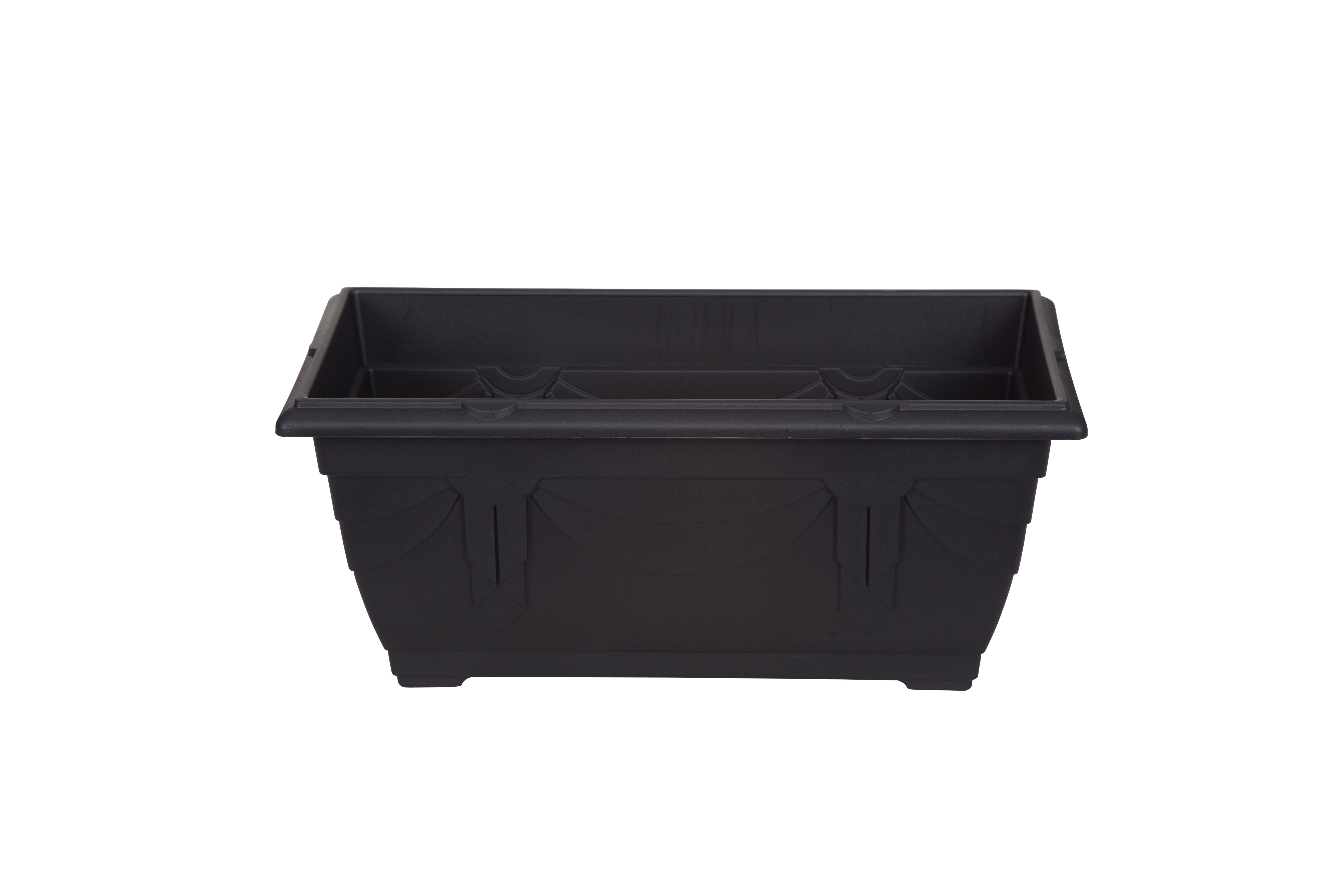 40cm Venetian Window Box, Black