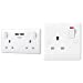 2G USB Switched Socket - White