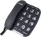 Jumbo Big Button Home Telephone - Black