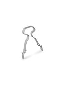 T&E Clip�, Grey, 1mm Twin & Earth Clips, Pack of 100