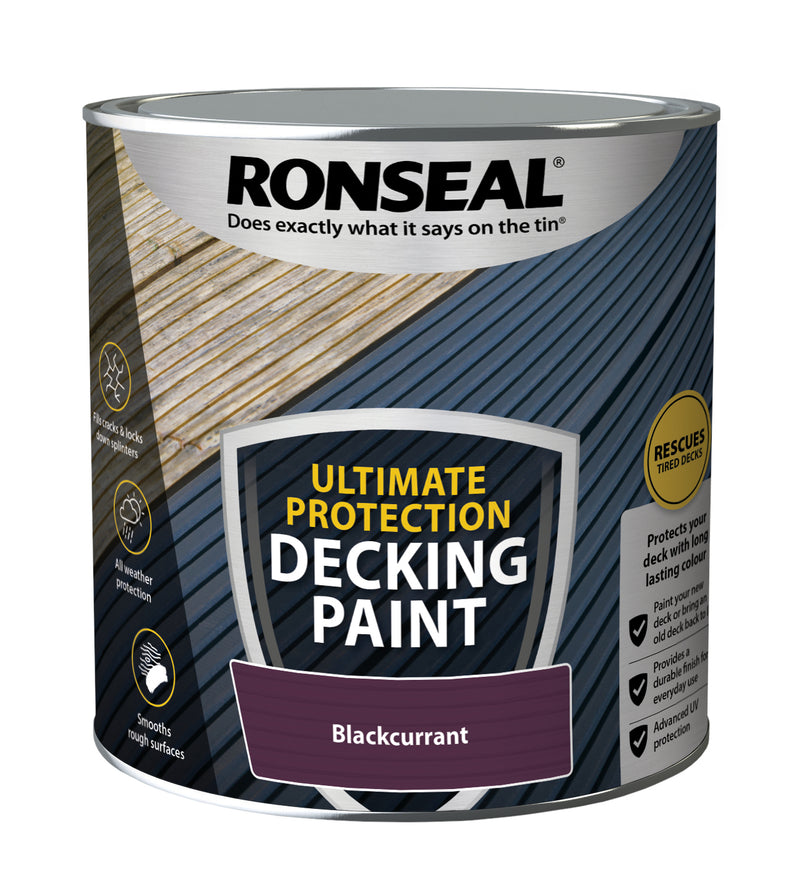 Ultimate Protection Decking Paint 2.5L - Blackcurrant