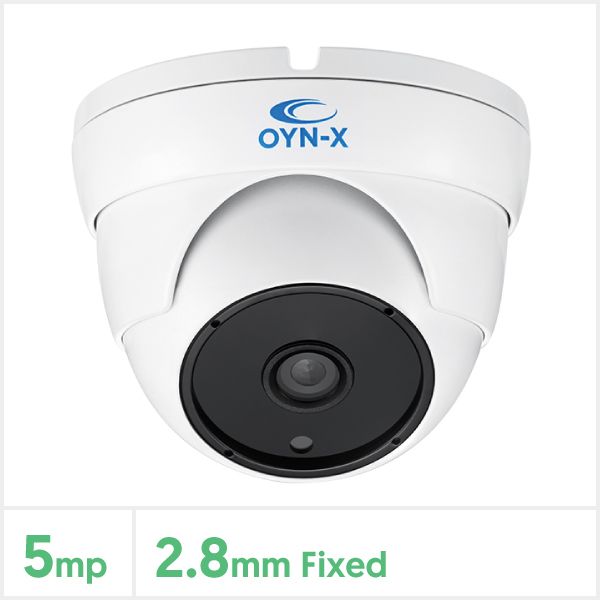 5MP 4-in-1 Fixed Lens Turret Camera with 36pcs (White)