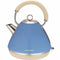 Accents Pyramid Kettle & 4 Slice Toaster Set, Blue