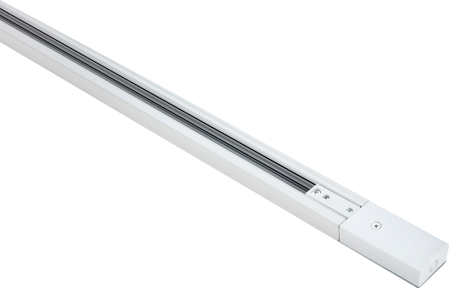 230V 10A Single Circuit Track White 1Mtr