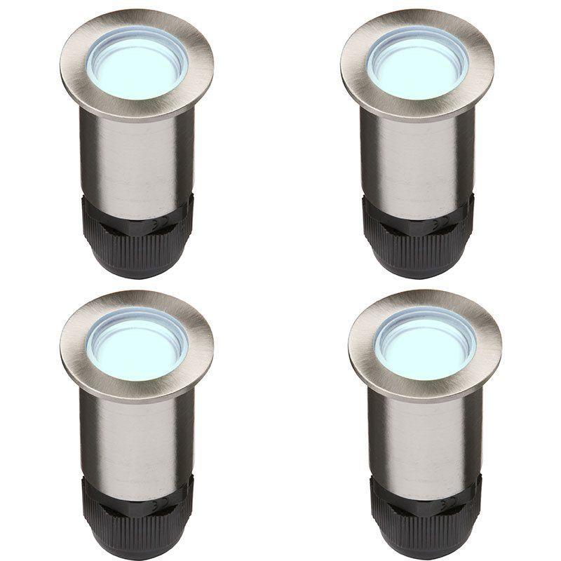 4 x 0.5W LED LV Stainless Steel Decking Light