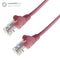 0.5m RJ45 CAT5e UTP Stranded Flush Moulded Network Cable - 24AWG - Pink