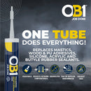 OB1 290ml Sealant & Adhesive - Clear