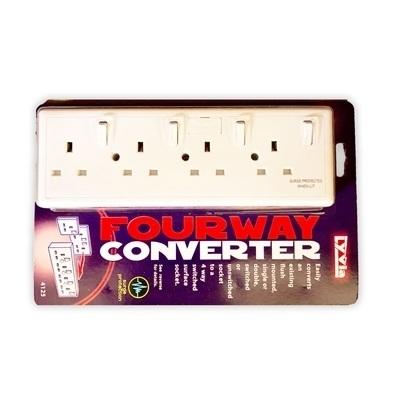 4 Gang Switched Conversion Socket