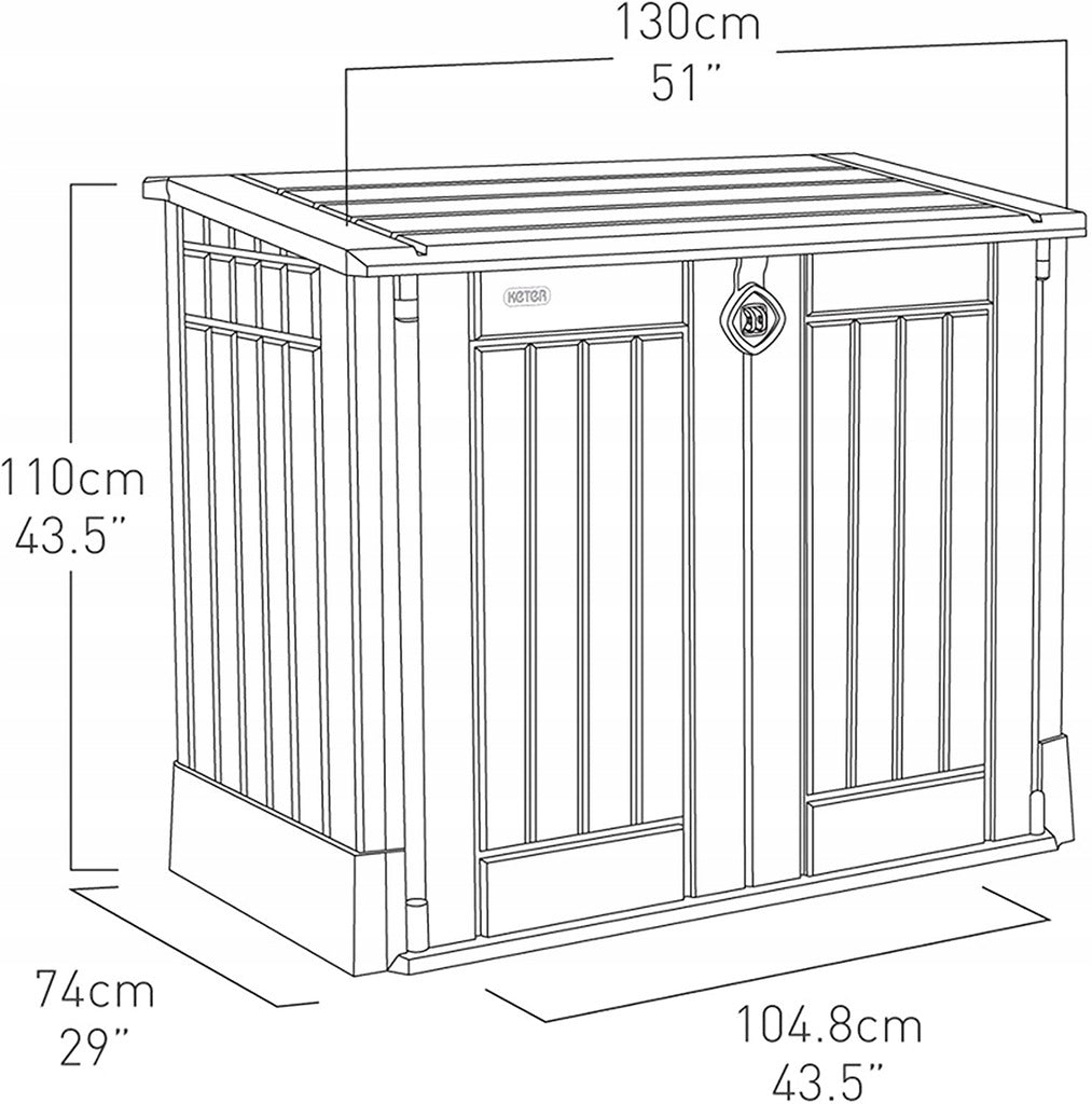 Store It Out Midi Shed