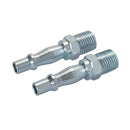 1/4" BSP Air Line Coupling Bayonet Male Thread - 2 PACK