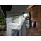 LED Robotic Security Light, Black