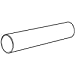 4" 2m Rigid Round Duct Pipe