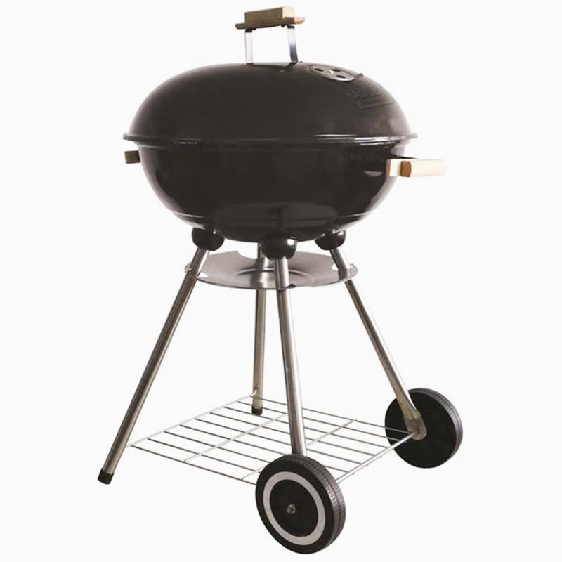 18 Portable Black Barbecue With Enameled Finish