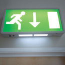 Maintained LED Emergency Exit Box Sign