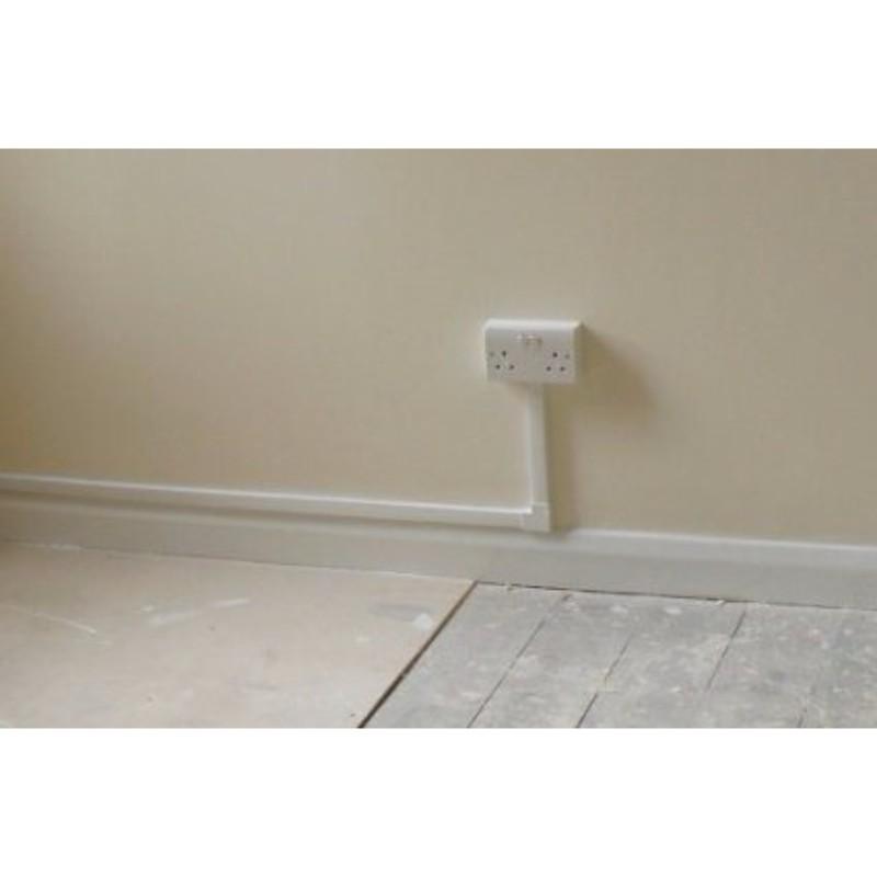 38mm x 38mm Screw Fix Mini Trunking - 2m