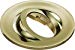 Evolve Fire Rated Twist & Lock Downlight Tilt Trim Bezel - Brass