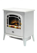 Chourchevel Optiflame Electric Stove - Matt White