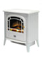 Chourchevel Optiflame Electric Stove - Matt White