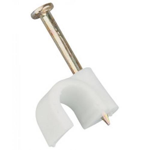 3-5mm White Round Flexi Clips (100 Pack)