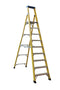 8 Step Plus Platform Fibre Glass Step Ladder