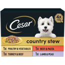 Cesar Country Stew Adult Wet Dog Food Trays Mixed - 4 x 150g