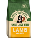 Complete Dry Large Breed Junior Dog Food - Lamb & Rice - 15KG