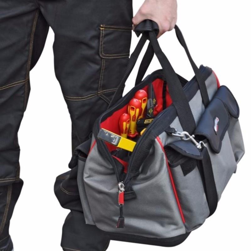 Mini Weatherproof Durable Tool Storage Case Bag with Tough Plastic Base