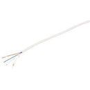 2 Pair 4 Core Round White CW1308 Telephone Cable - 10m