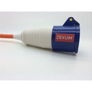 2.5mm 16A Orange Mains Hook Up Extension Cable - 25m