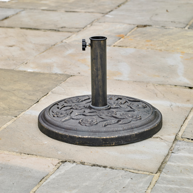 9KG Cast Iron Effect Parasol Base