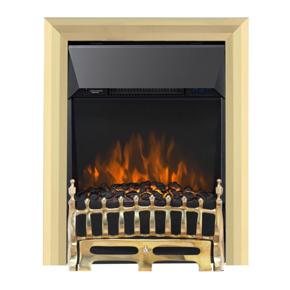 Blenheim Electric Fire - Brass Effect