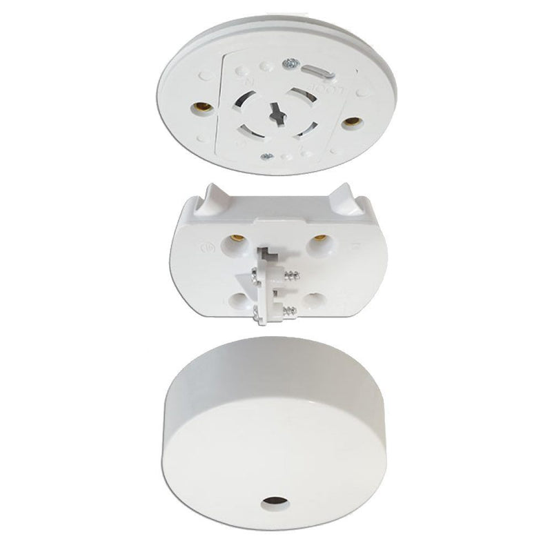Ceiling Globe Light Fitting - WHITE