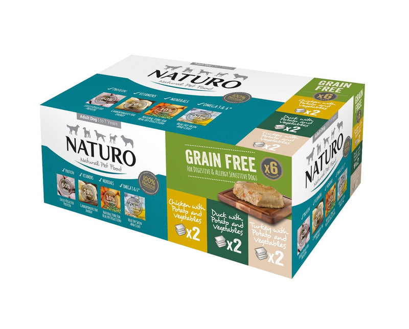 Adult Dog Grain Free Variety Pack Trays 400g x 6