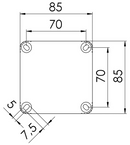 Combi 308/5 32A Grey IP66 Weatherproof Junction Adaptable Box Enclosure With 5 Way Connector