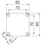 Combi 308/5 32A Grey IP66 Weatherproof Junction Adaptable Box Enclosure With 5 Way Connector