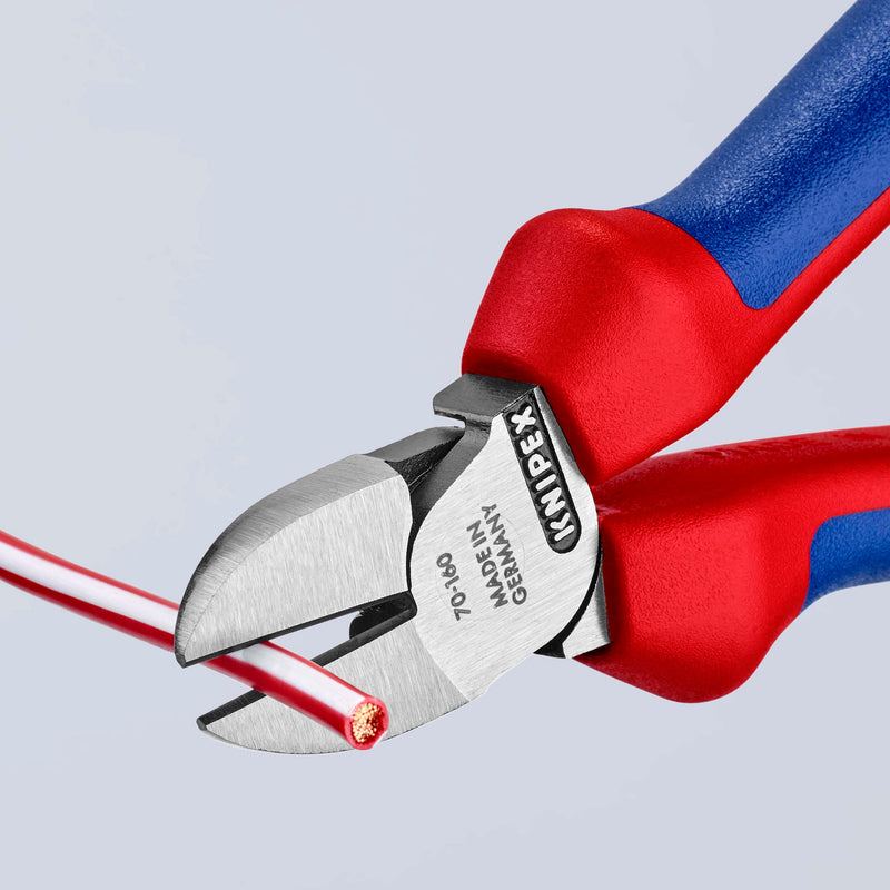 Diagonal Cutting Pliers - 160mm - Red/Blue