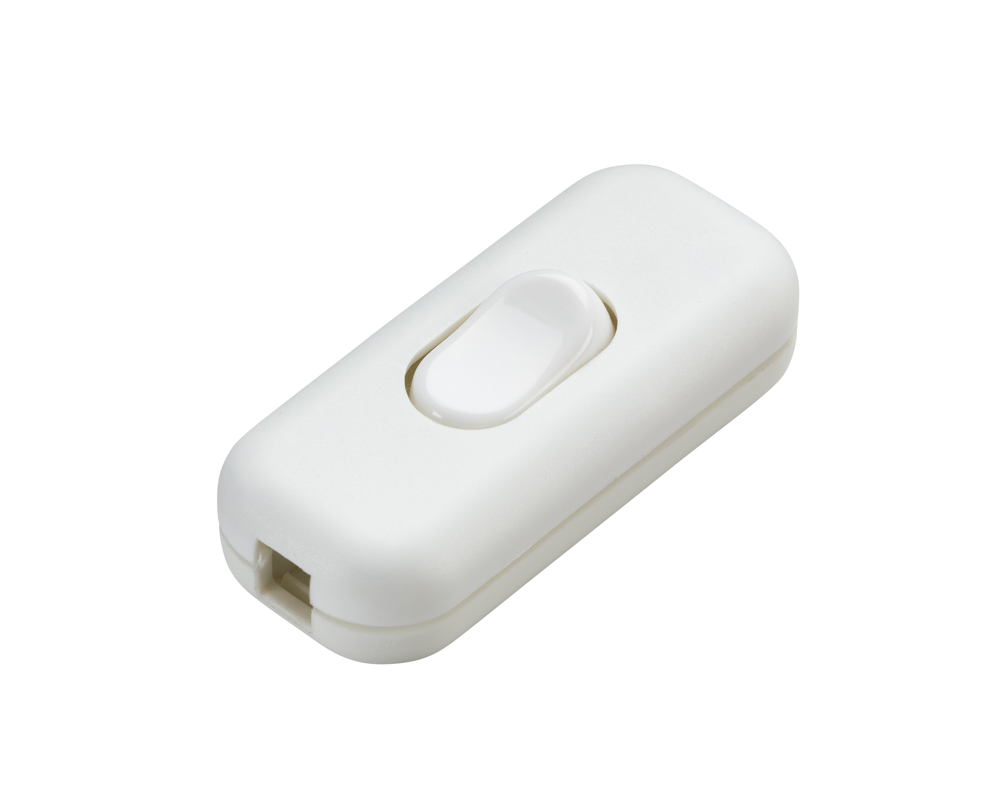 6A DP Inline Cord Switch - White