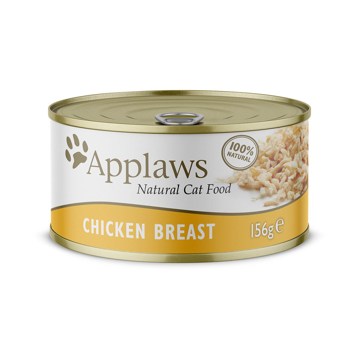 Natural Chicken Breast Wet Cat Food Tin, 156g