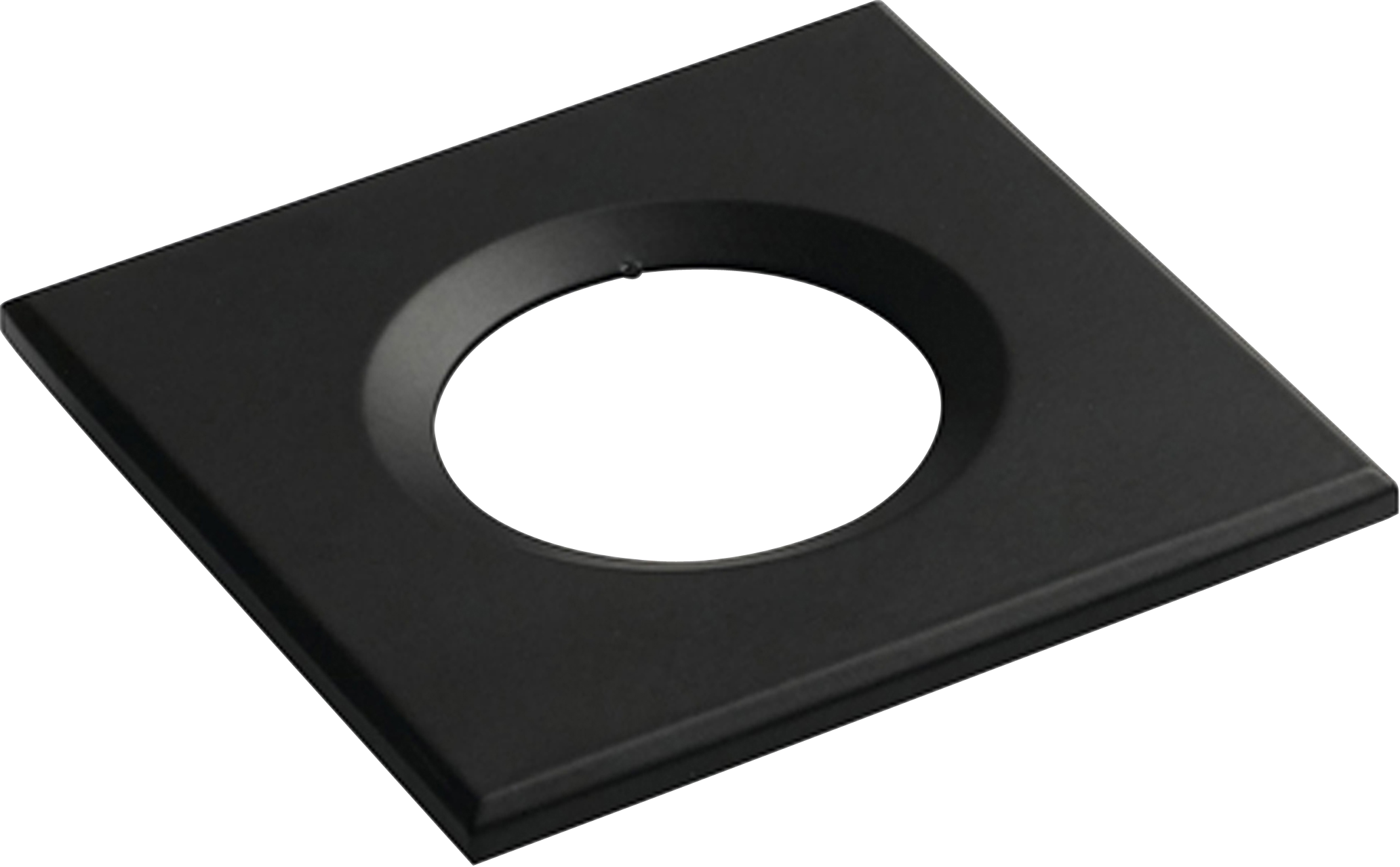 Traditional IP65 Square Fire Rated Bezels for FireKnight - Black