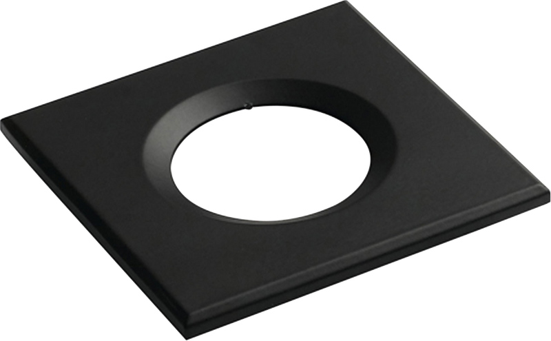 Traditional IP65 Square Fire Rated Bezels for FireKnight - Black