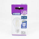 6W GLS LED Filament Pearl Bulb - Bayonet Cap