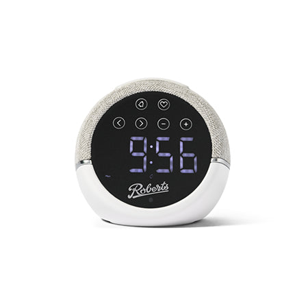 Zen Alarm Clock Radio - White