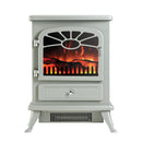 ES2000 Electric Stove with Log Flame Effect - Grey