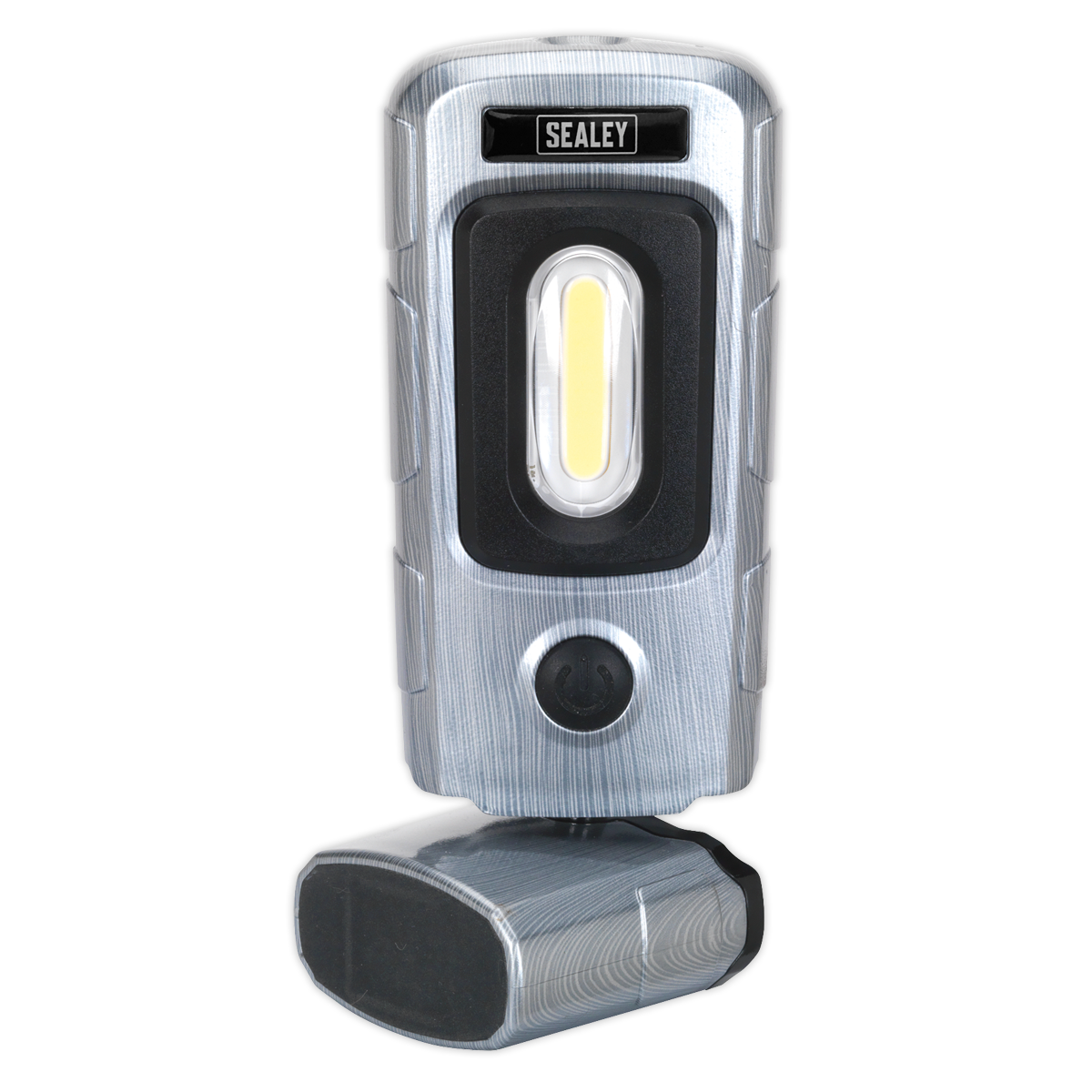 Rechargeable LED 360 Inspection Lamp - Brushed Aluminium